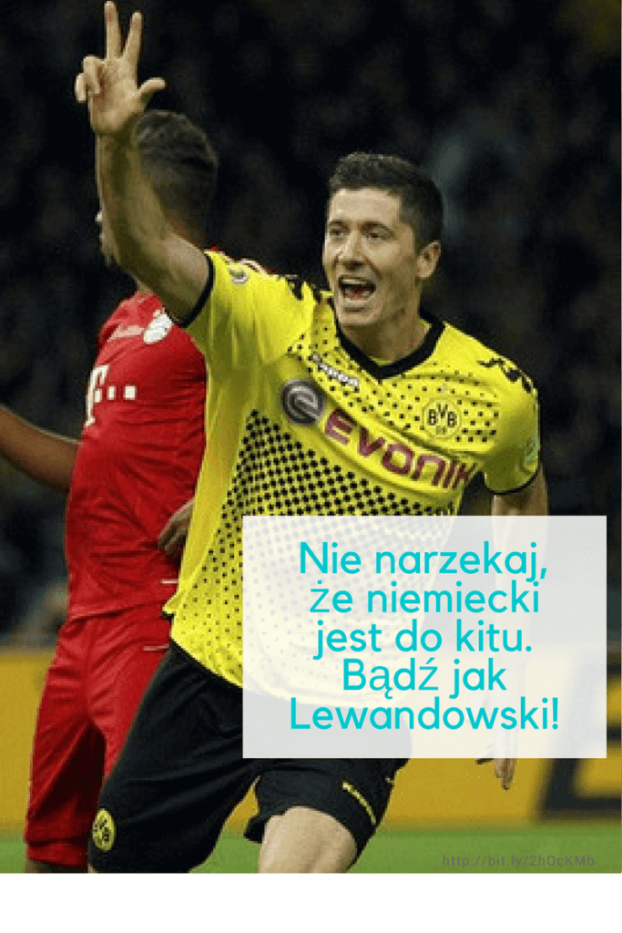 Robert Lewandowski mówi po niemiecku