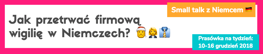 weihnachtsfeier w pracy w Niemczech
