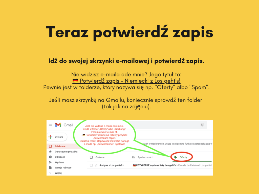 Potwierdzenie zapisu na newsletter