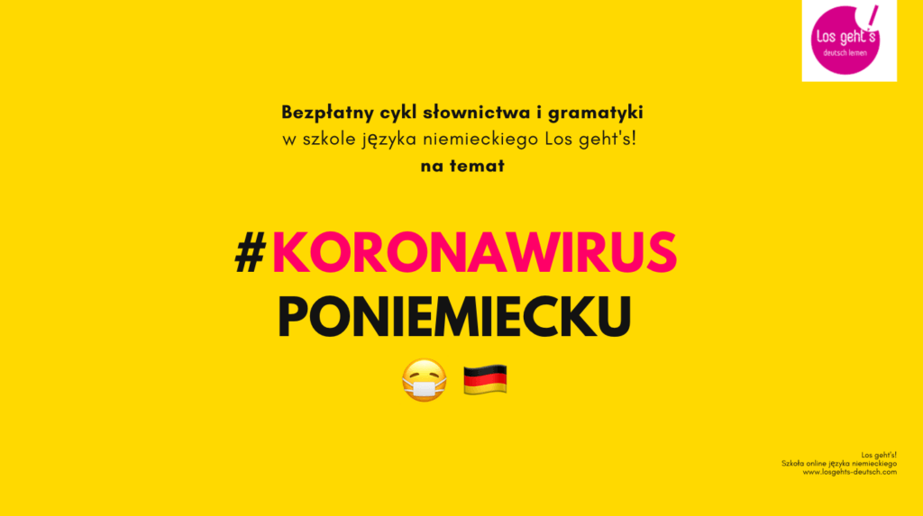 koronawirus po niemiecku slownictwo