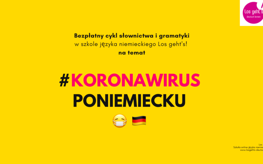 koronawirus po niemiecku slownictwo