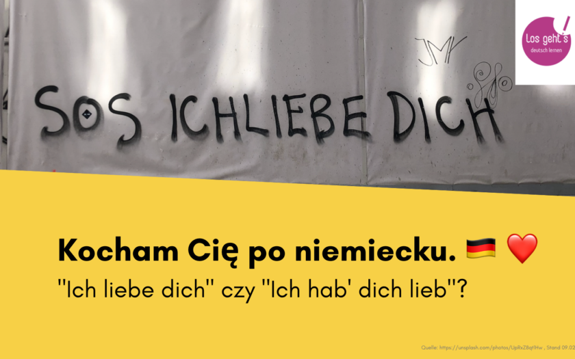 kocham cie niemiecki