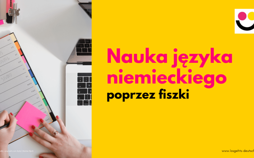 Nauka języka niemieckiego poprzez fiszki