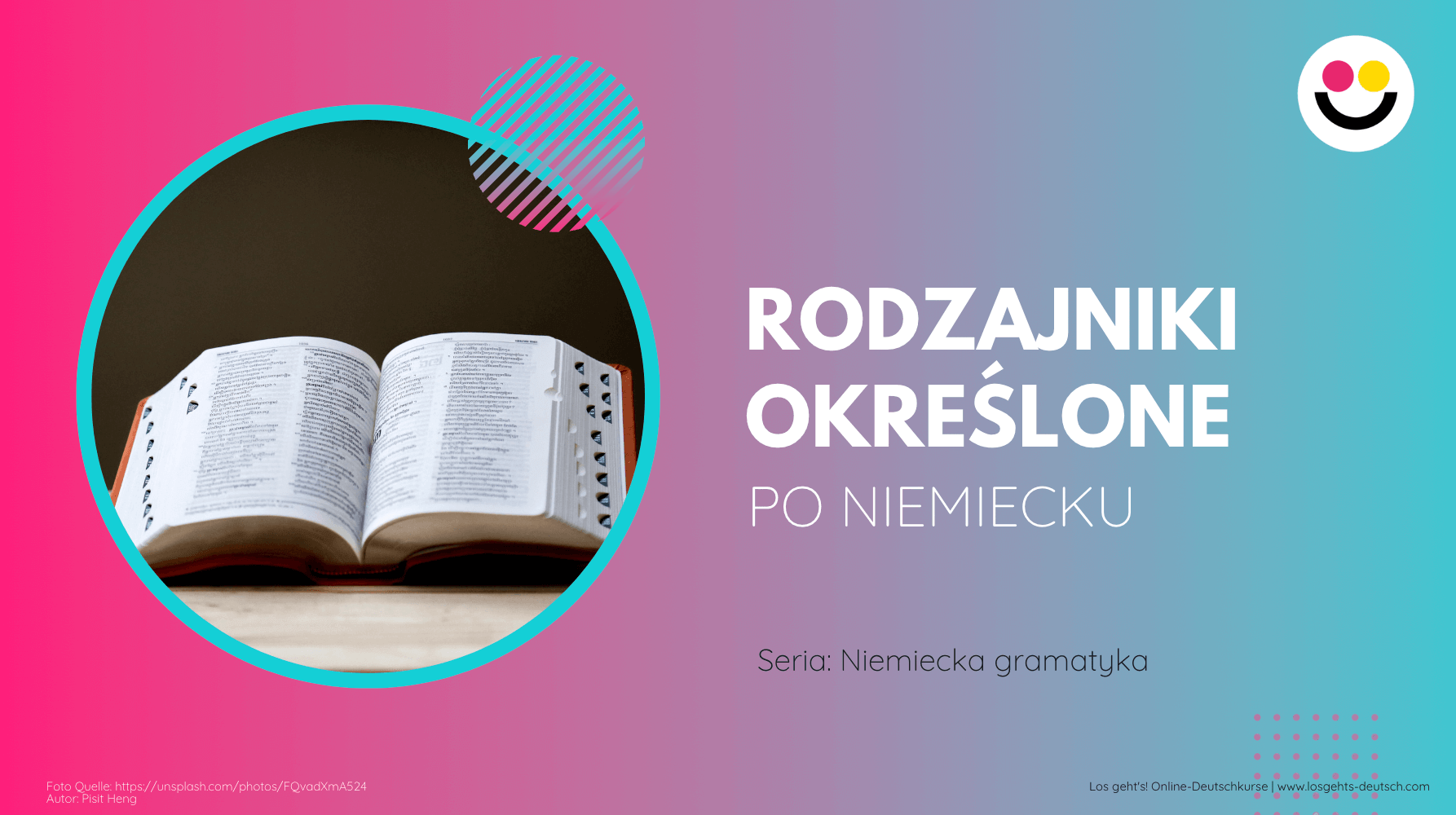 gramatyka niemiecka rodzajniki określone po niemiecku