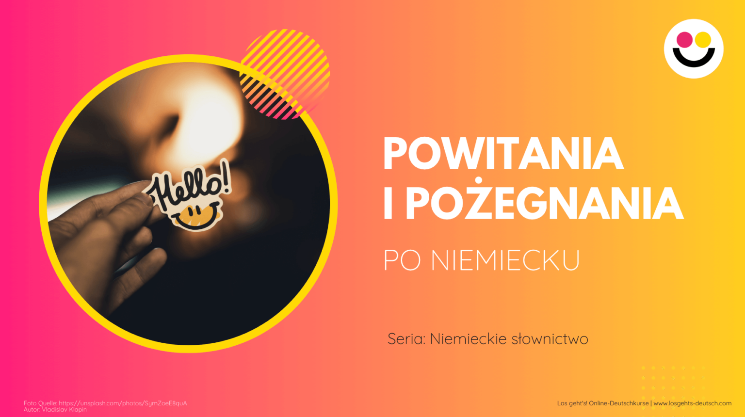 Powitania i pożegnania po niemiecku Los geht