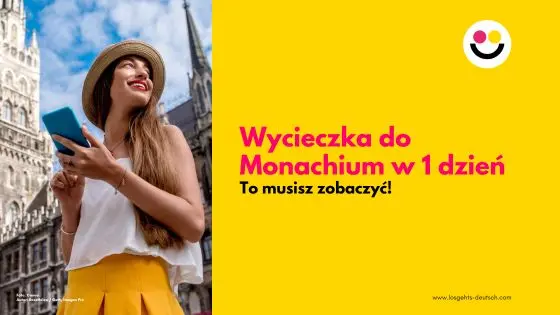 Kobieta na wycieczce w Monachium